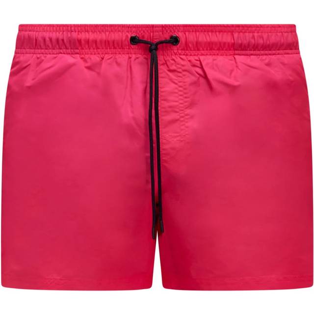 Short swimshorts elastic waist iconic taffeta dark rainbow fuchsia xl - FUCHSIA (XL)