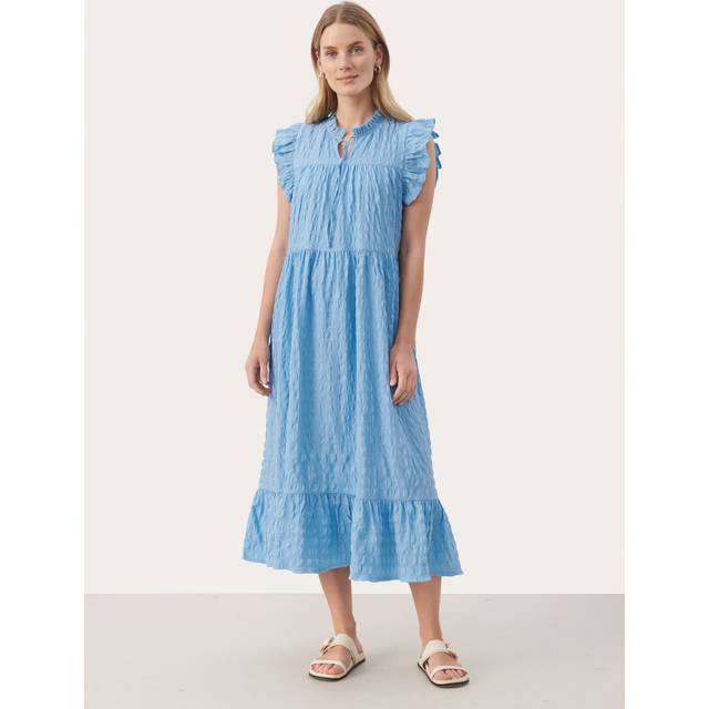 Part Two Gimalina Sleeveless Ruffles Midi Dress