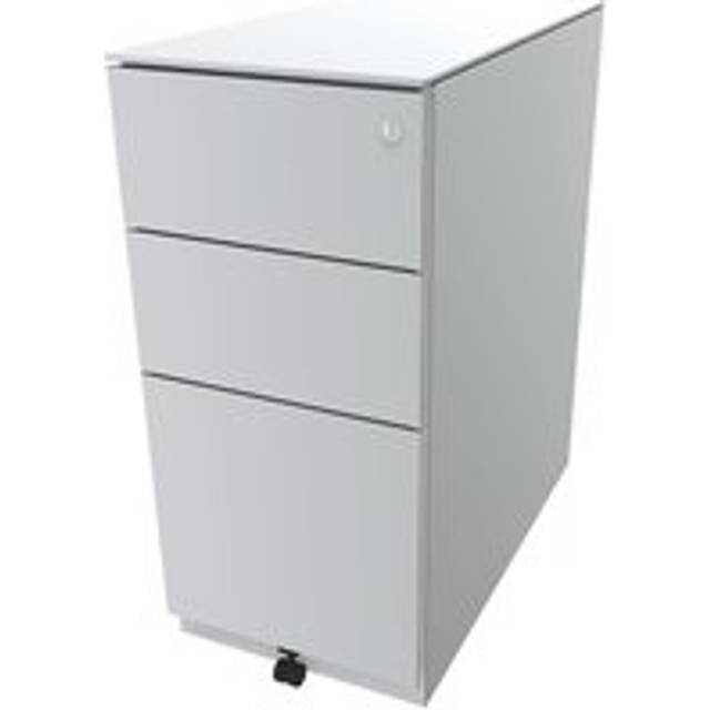 BISLEY HxWxT 652 x 300 x 565 mm, with top, HxWxT 652 x 300 x 565 mm, with top, traffic white