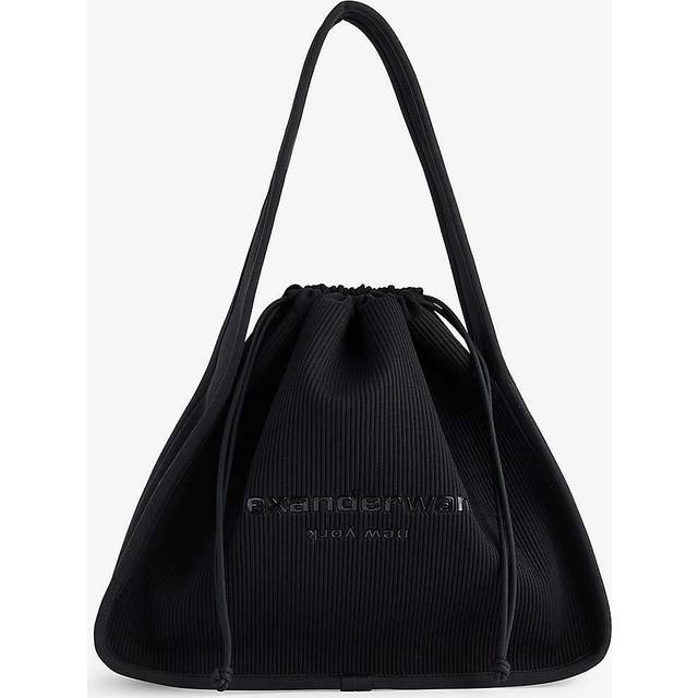 Alexander Wang Black Ryan Large Knitted Shoulder Bag - BLACK