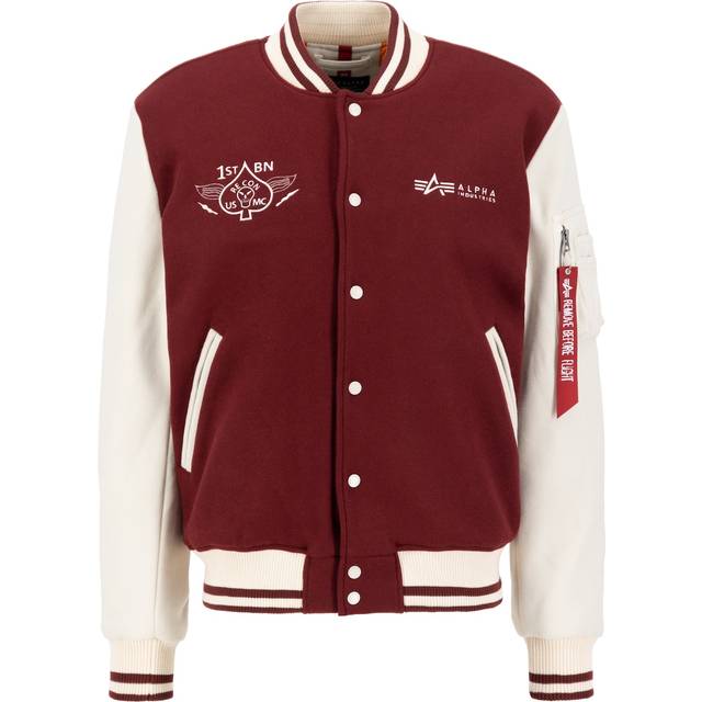Jacket Alpha Industries Varsity Air Force - Rouge - M
