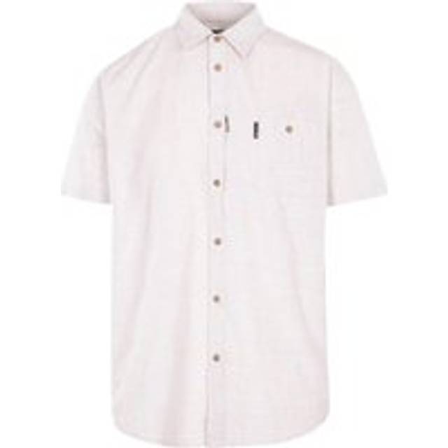 (XL, Oatmilk) Trespass Mens Basham Woven Shirt