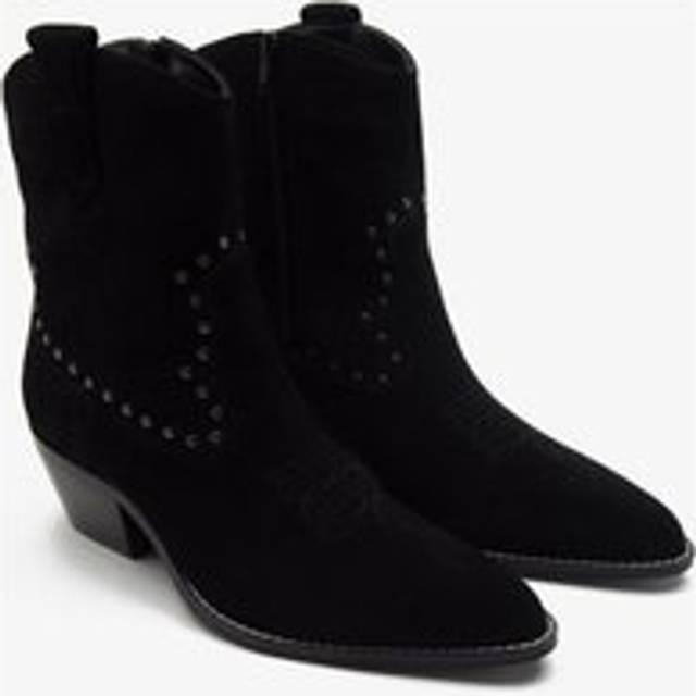 Off The Hook Kensal' Ankle Black Leather Boots - 4