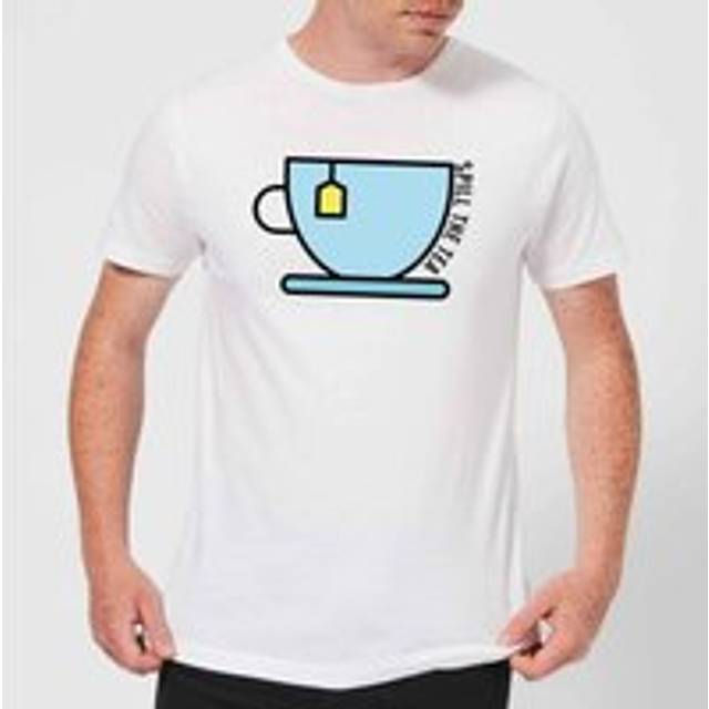 Cooking Spill The Tea Men's T-Shirt - M - White