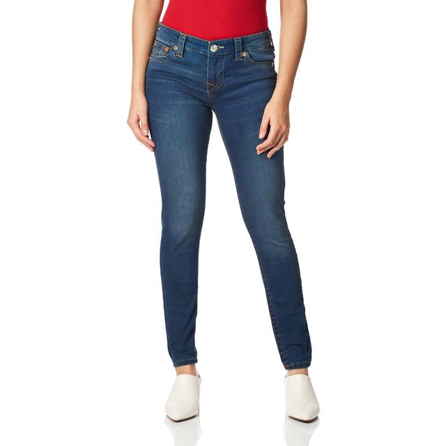 True Religion Dam Halle Mid Rise Super Skinny Eyelet Jean, Dreamcatcher, 30