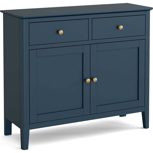 Stirling Blue Small Sideboard with Drawers, Solid Pine Wood | Roseland