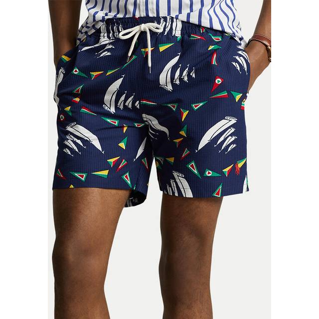 Polo Ralph Lauren Traveller Floral Print Swim Shorts - Blue