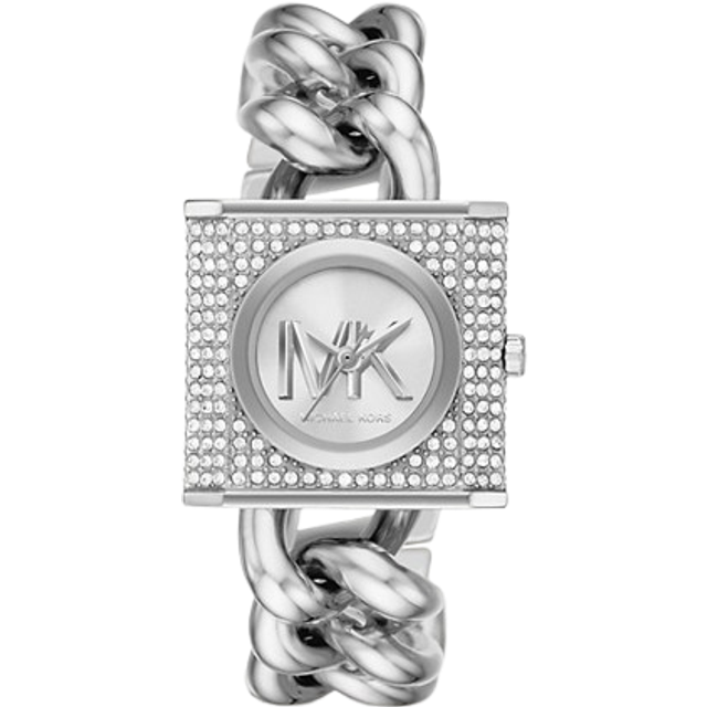 Michael Kors MK4718 Chain Lock Stainless Steel Watch Ladies Watch