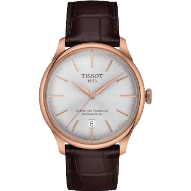 TISSOT Chemin Des Tourelles 39MM AUTO Silver Dial Men's Watch T139.807.36.031.00 / T1398073603100 - 39 mm