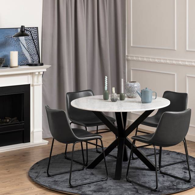 Babajko Round - White (75 H x 110 L x 110 W cm)