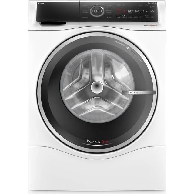 Bosch Series 8 WNC25410GB 10.5/6kg 1400rpm Washer Dryer - D Rated - White