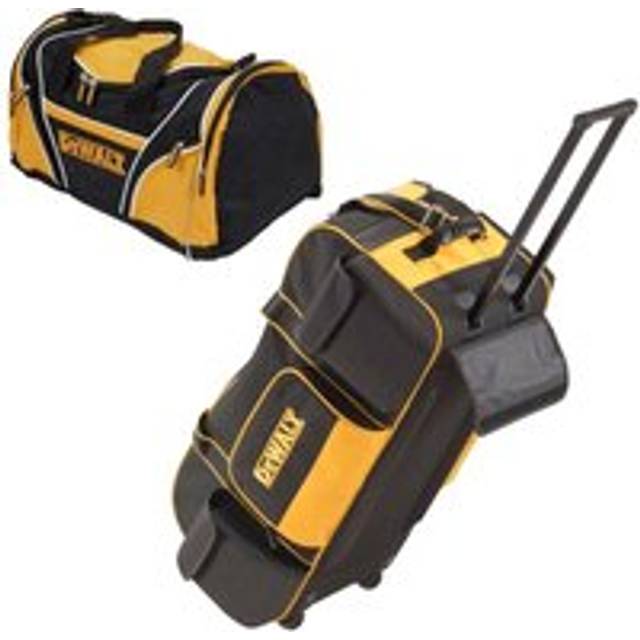 "Dewalt DWST1-79210 Large Heavy Duty Tool Bag + Wheels + 18"" Carry Toolbag +Strap"
