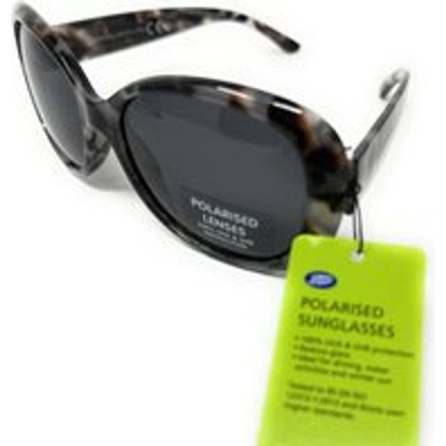 Women's Polarised Sunglasses: Grey Tortoiseshell Frame Boots 076J