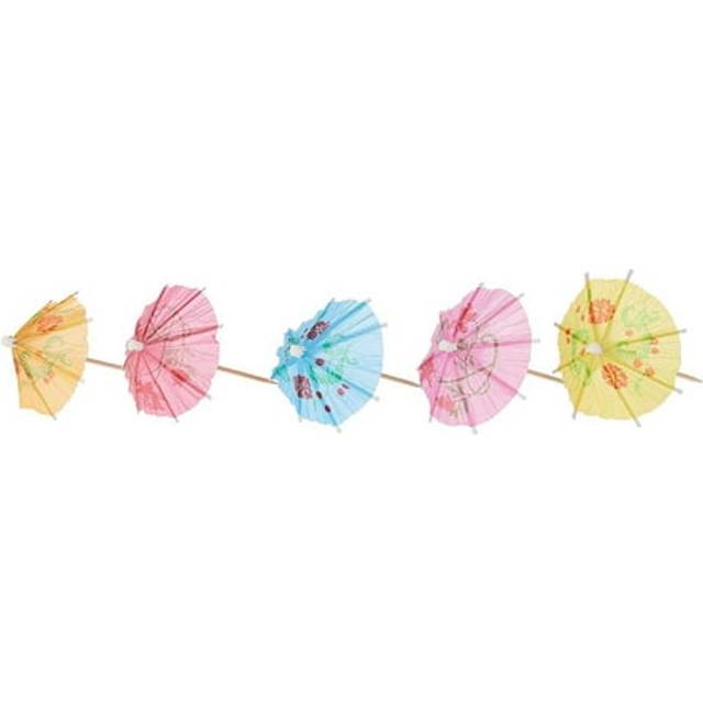 Unique Party Paper Umbrella Party Picks (Pack of 10)