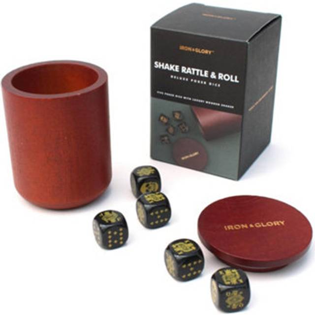 Luckies Shake Rattle and Roll Poker Dice Game - Natural