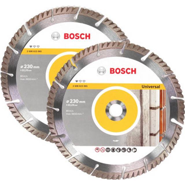 Bosch - 2 x Pro Universal Standard Diamond Grinding Blade Disc High Speed 9'' 230mm