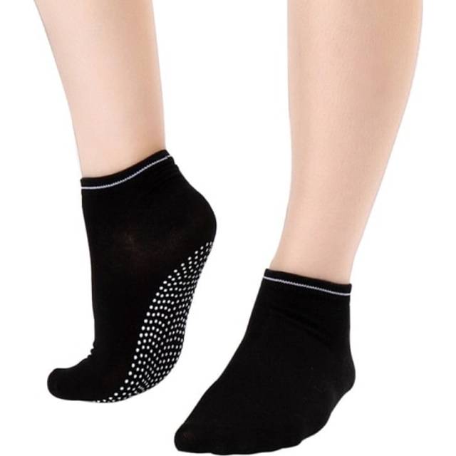 Anti-Slip Yogastrumpor - Svart