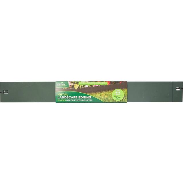 Straight Edge Landscape Edging Kit Green 10x91cm