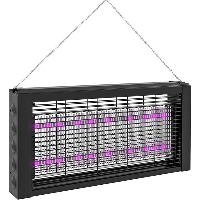 HOMCOM Fly Killer with Infrared Light - Hanging / Freestanding - Black | TJ Hughes