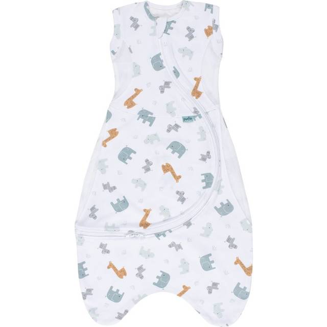 Purflo Cuddle to Sleep Baby Sleeping Bag, 0.5 Tog, Animal Safari
