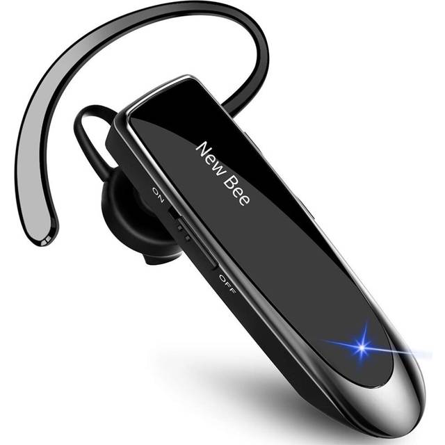 New bee Bluetooth Earpiece Wireless Bluetooth Headset Handsfree in Ear with Clear Voice Capture Technology Bluetooth In-Ear Headset for iPhone Samsung