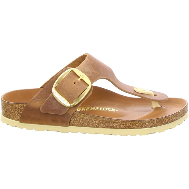 Sneakers Birkenstock Gizeh Big Buckle Natural Leather Oiled Cognac EUR 38 (38)