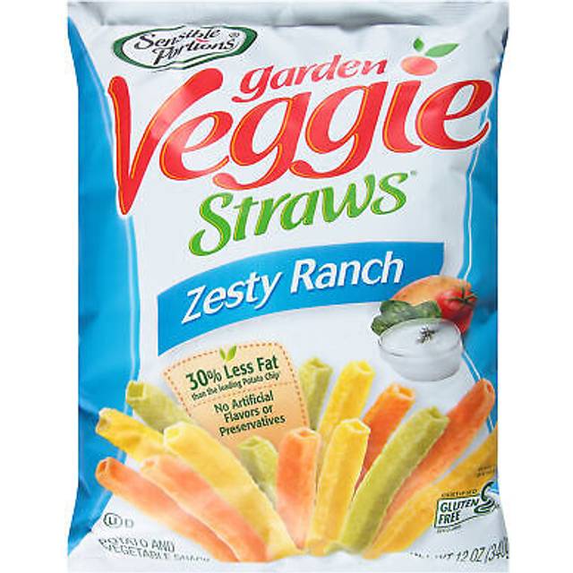 Sensible Portions Veggie Straws Zesty Ranch 12 oz