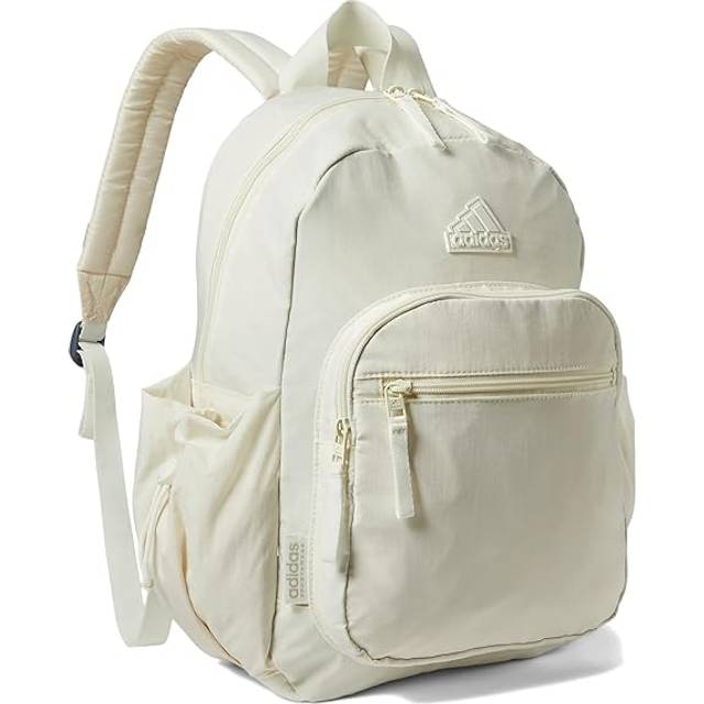 adidas Weekender Sport Fashion Compact Smaller Backpack with Detachable Mini valuables Pouch  Off White  One Size