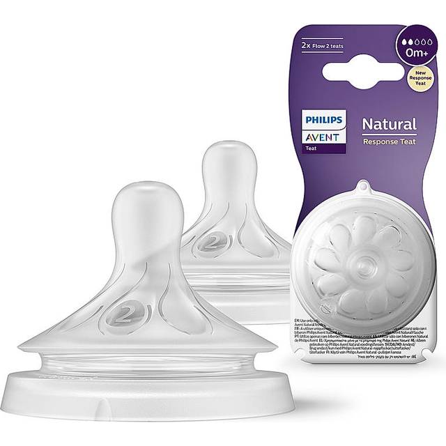 Philips Avent Natural Response Dinapp Flöde 2 (0m+) 2 st