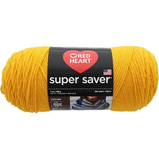 Red heart super saver yarn-saffron e300b-234