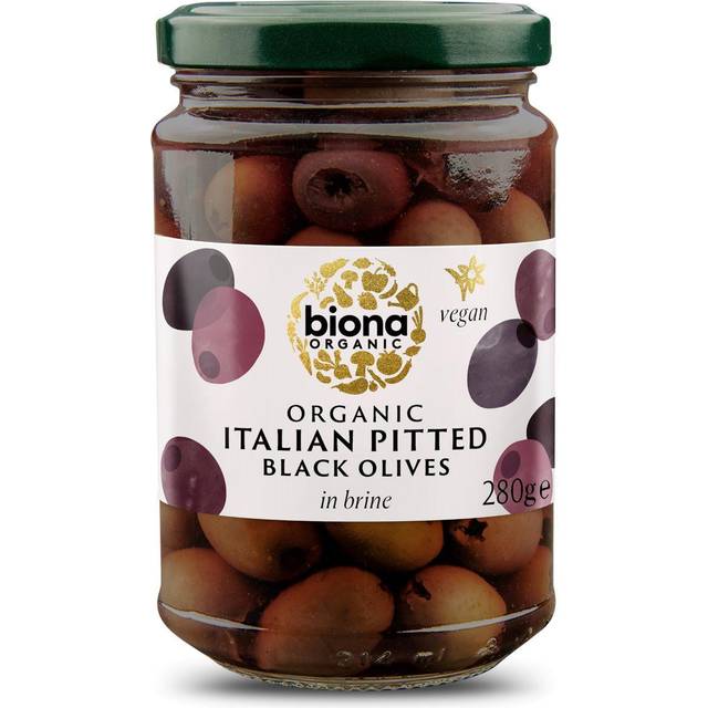 Biona Organic Italian Pitted Black Olives - 280g