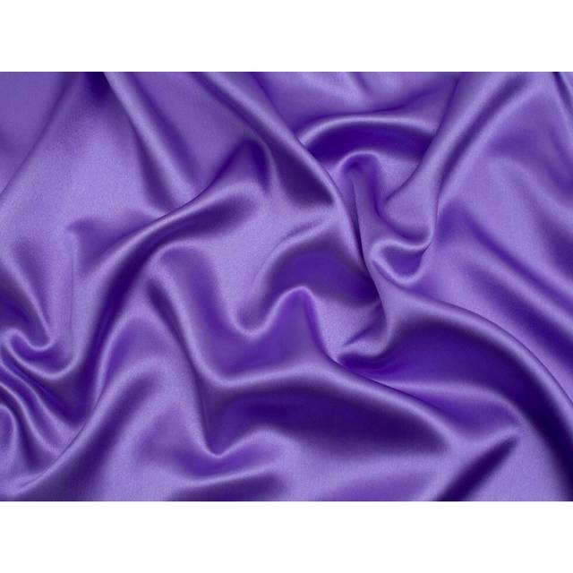 Minerva Core Range Liquid Satin Fabric Purple