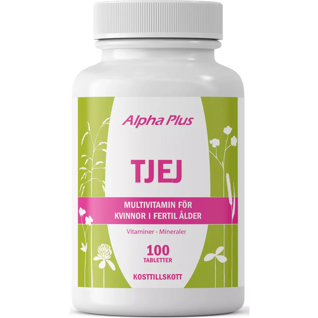 Alpha Plus Tjej 100 tabletter - Multi