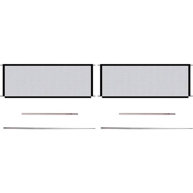 2X Household Dog Isolation Door Portable Folding Pet Isolation Fence Dog Barrier Safety Fence Net