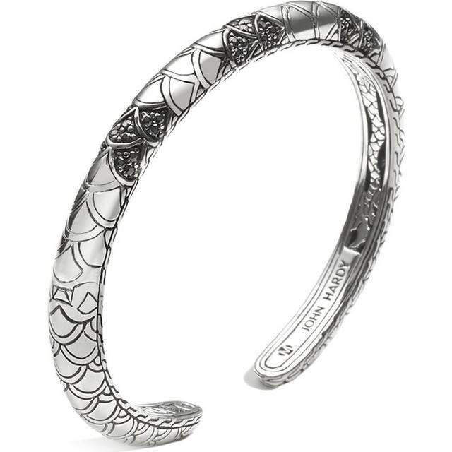 John Hardy Legends Silver Black Sapphire Kick Cuff