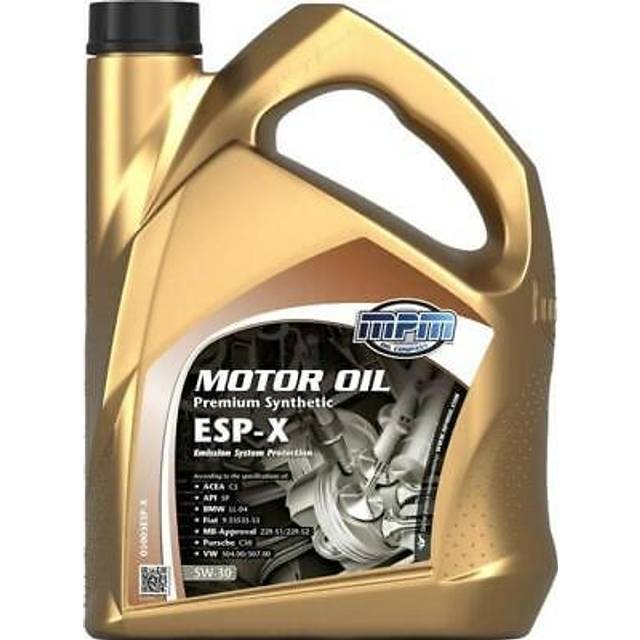MPM Premium Synthetic ESP-X 5W-30 Motorolja Dunk 5 l Vw - Toyota - Volvo - Audi - Skoda - Bmw - Mercedes - Saab