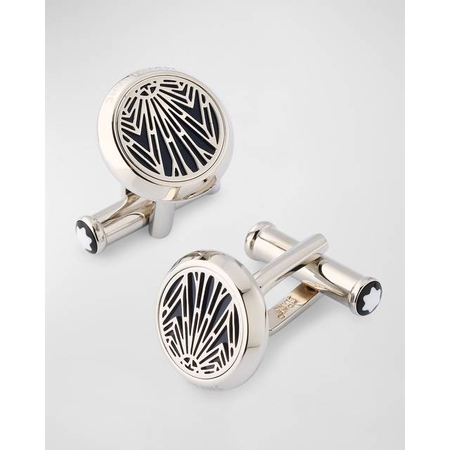 Montblanc - Cufflinks Meisterstück The Origin Collection Blue - Cufflinks - Blue (OneSize)