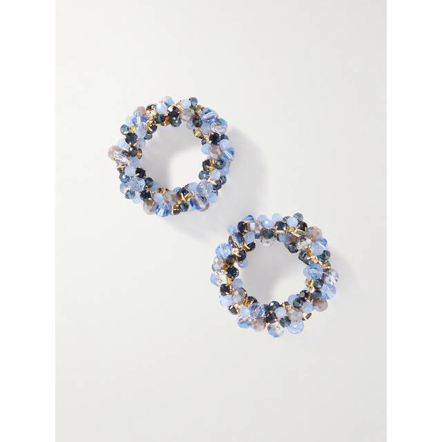 Carolina Herrera CZ Cluster Donut Earrings