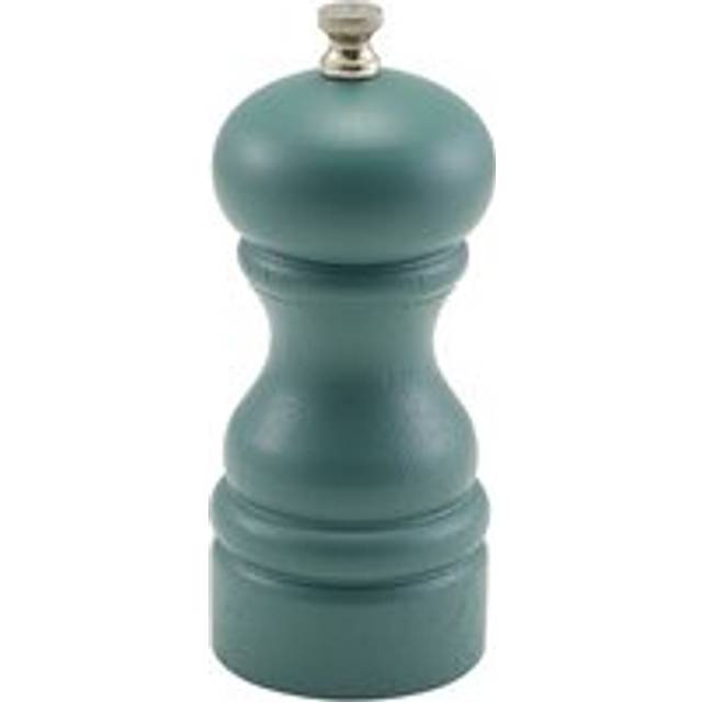 Wooden Olive Green Salt/Pepper Grinder 13cm (1 x 6)