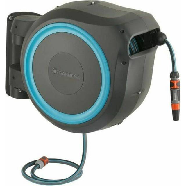 Gardena 18630-20 35Mtr Wall Mounted Garden Hose Box Reel XL Roll Up 97