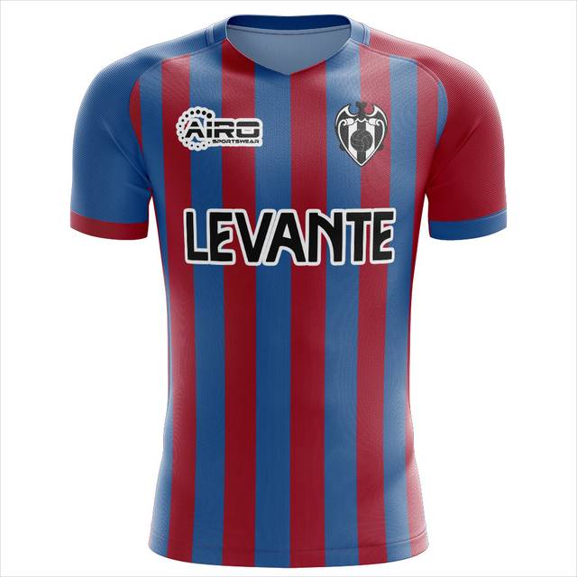 '25-'26 Levante Home Concept Football Shirt - Adult Long Sleeve Men's Blue Polyester Made By: Airo Sportswear