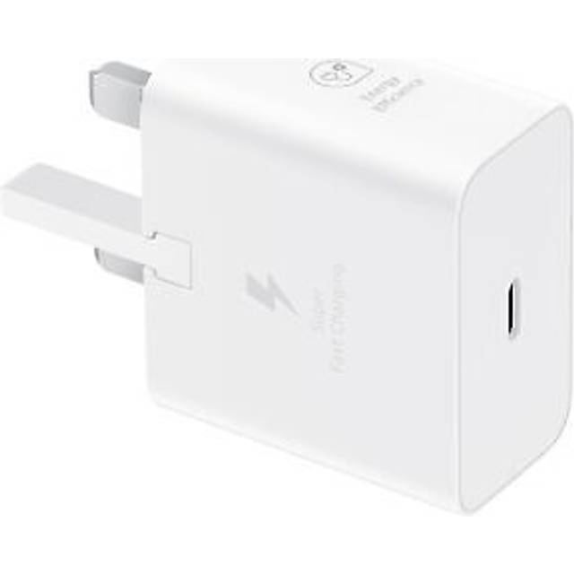 Genuine Samsung 25w Super Fast Charging Power Adapter White Ep-t2510 Plug Only