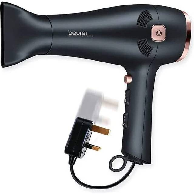 Beurer HC55 Black Hair Dryer with Cable Rewind 2000W