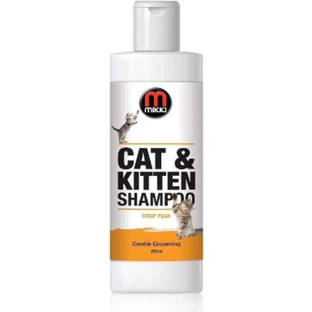 Mikki cat & kitten shampoo, low foaming formula, easy 250 ml (pack of 1)