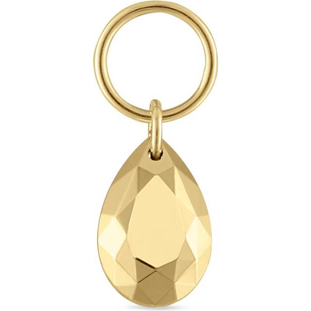 Maria Tash Faceted Pear Charm - Gold - 5.5mm