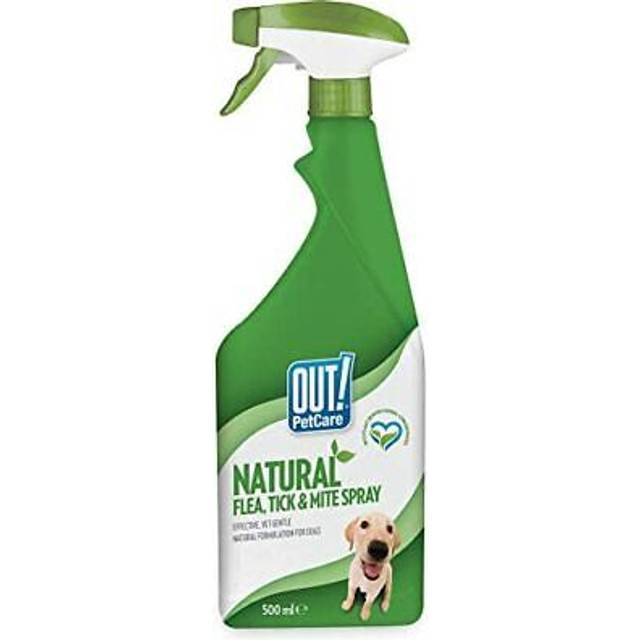 Out natural flea, tick and mite treatment spray, 500 ml