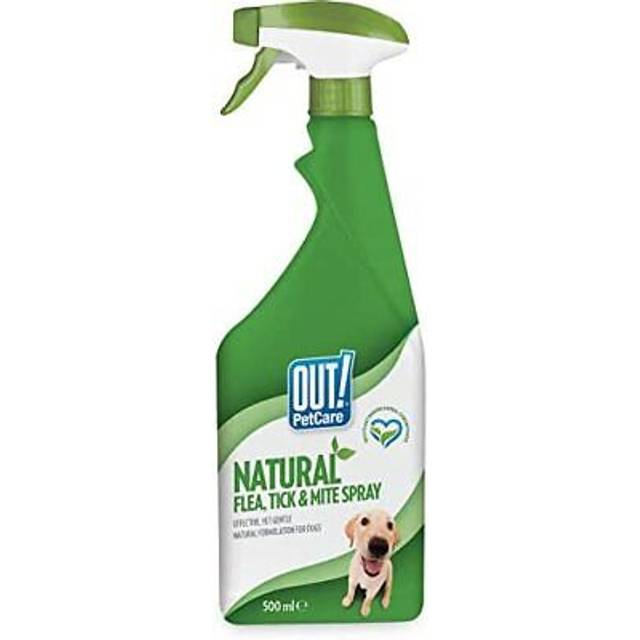 Out natural flea, tick and mite treatment spray, 500 ml