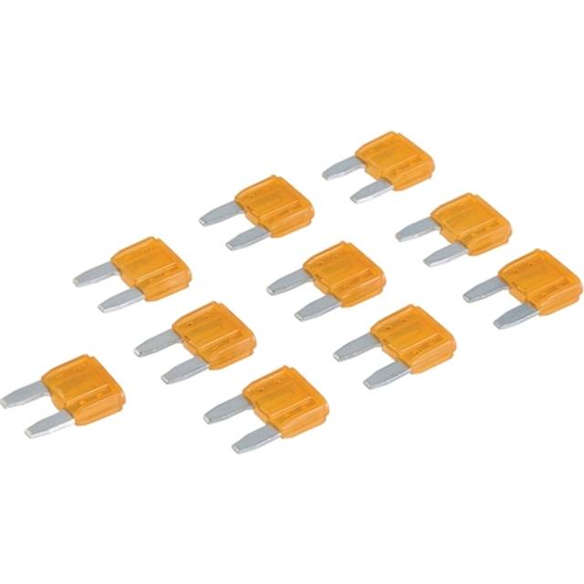 Silverline ATM Automotive Mini Blade Fuses 10pk - 5A Tan
