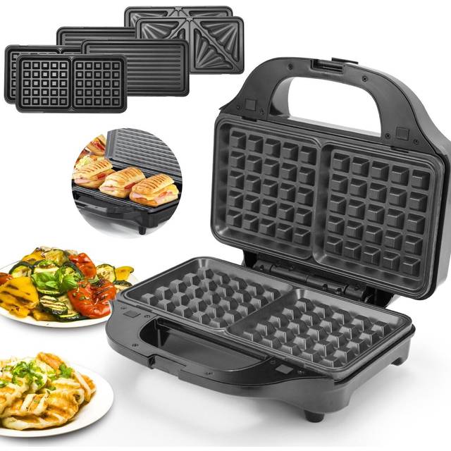 SUPERLEX Electric Table Grill Sandwich Barbecue Camping Indoor&Outdoor
