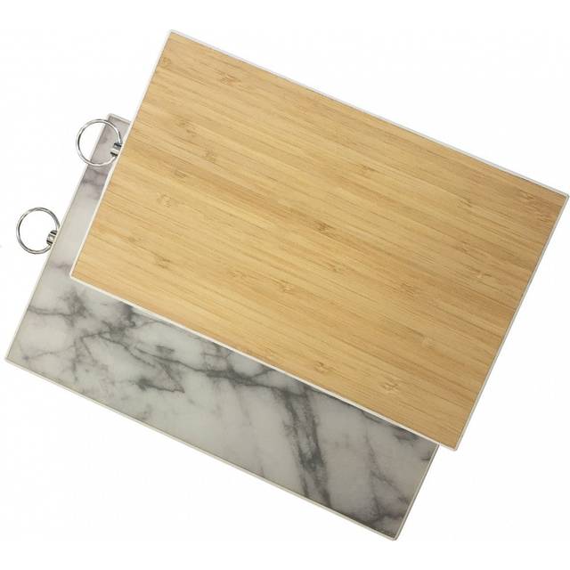 Lifetime Cooking 2 in 1 Cutting Board, 25x16cm, Brown